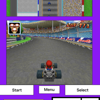 Screenshot for Ruva MK -  Skin to play Mario Kart DS comfortably